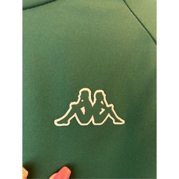 Kappa Banda Atum Boxy T-shirt size Small Green Athleisure Slightly Cropped - Picture 7 of 10